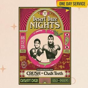 Desert Daze Nights Los Angeles Ca Aug 27 2025 Tour Poster